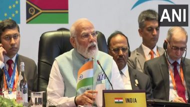 FIPIC Summit 2023: We Believe in Multilateralism and Support a Free, Open and Inclusive Indo-Pacific, Says PM Narendra Modi (Watch Video)
