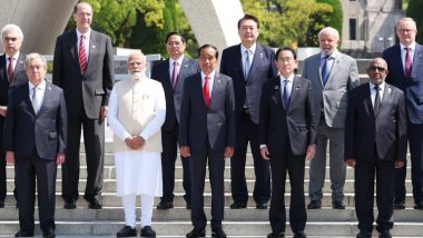 PM Narendra Modi Japan Visit Highlights: From Hugging Joe Biden & Rishi Sunak at G7 Summit to Unveiling Mahatma Gandhi's Bust in Hiroshima, A Look at Top Moments