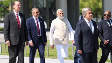 PM Narendra Modi Sports Jacket Made of Recycled Material at G7 Summit in Japan (See Pic)