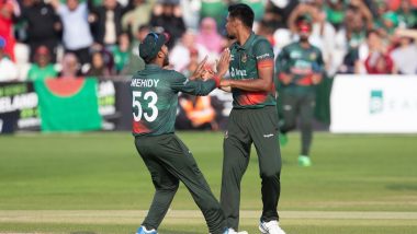 Mustafizur Rahman Takes Four Wickets As Bangladesh Beat Ireland by Five Runs in 3rd ODI 2023, Win Series 2–0