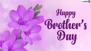 Happy Brother's Day 2023 Wishes & Greetings: WhatsApp Messages, Quotes, Images and HD Wallpapers To Share With Your Loving Brother