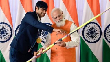 Neeraj Chopra Wins Diamond League Title: PM Narendra Modi Congratulates Javelin-Thrower After His Historic Victory in Doha