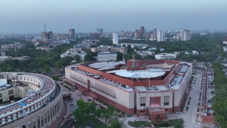 First Look of New Parliament Building Video: New Sansad Bhavan Looks ...