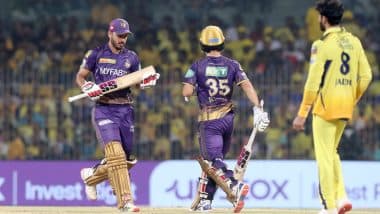 IPL 2023: Bowlers, Nitish Rana, Rinku Singh Keep KKR's Playoff Hopes Alive With Six-Wicket Win Over CSK