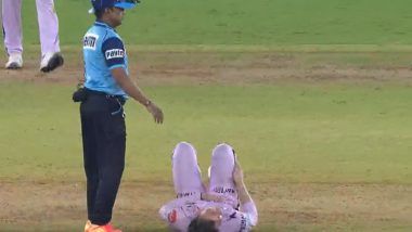 Noor Ahmad Sustains Ankle Injury After Being Struck by Heinrich Klaasen's Shot During GT vs RR IPL 2023 Match