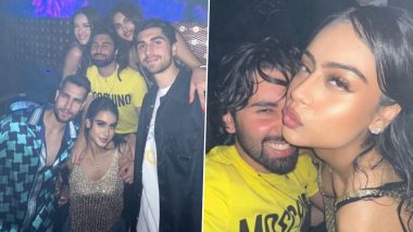 Nysa Devgan Pouts As She Parties With Friend Orhan Awatramani in London (View Viral Pics)