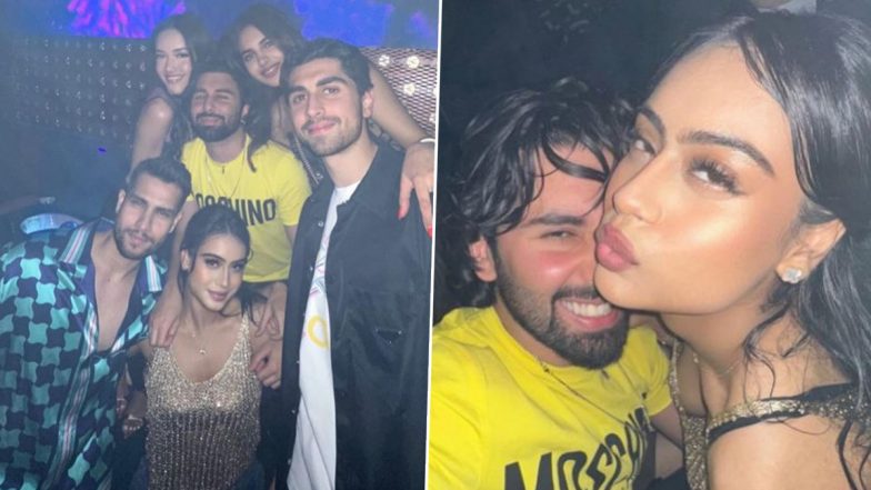 Nysa Devgan Pouts As She Parties With Friend Orhan Awatramani in London (View Viral Pics)