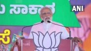 Karnataka Assembly Elections 2023: State Won&rsquo;t Pardon Abusers, Raise &lsquo;Jai Bajrang Bali&rsquo; Slogan and Vote for BJP, Says PM Narendra Modi in Ankola