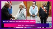 PM Narendra Modi Conferred With Fiji & Papua New Guinea&rsquo;s Highest Civilian Honours