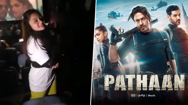 Pathaan in Bangladesh! Fans Go Gaga Over Shah Rukh Khan's 'Jhoome Jo Pathaan' Song Playing in Theatre, Video Goes Viral - WATCH