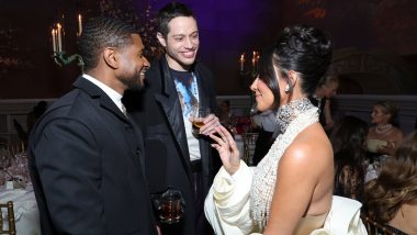 Kim Kardashian Gets Chatty With Ex Pete Davidson and Rapper Usher at Met Gala 2023 (View Pics)