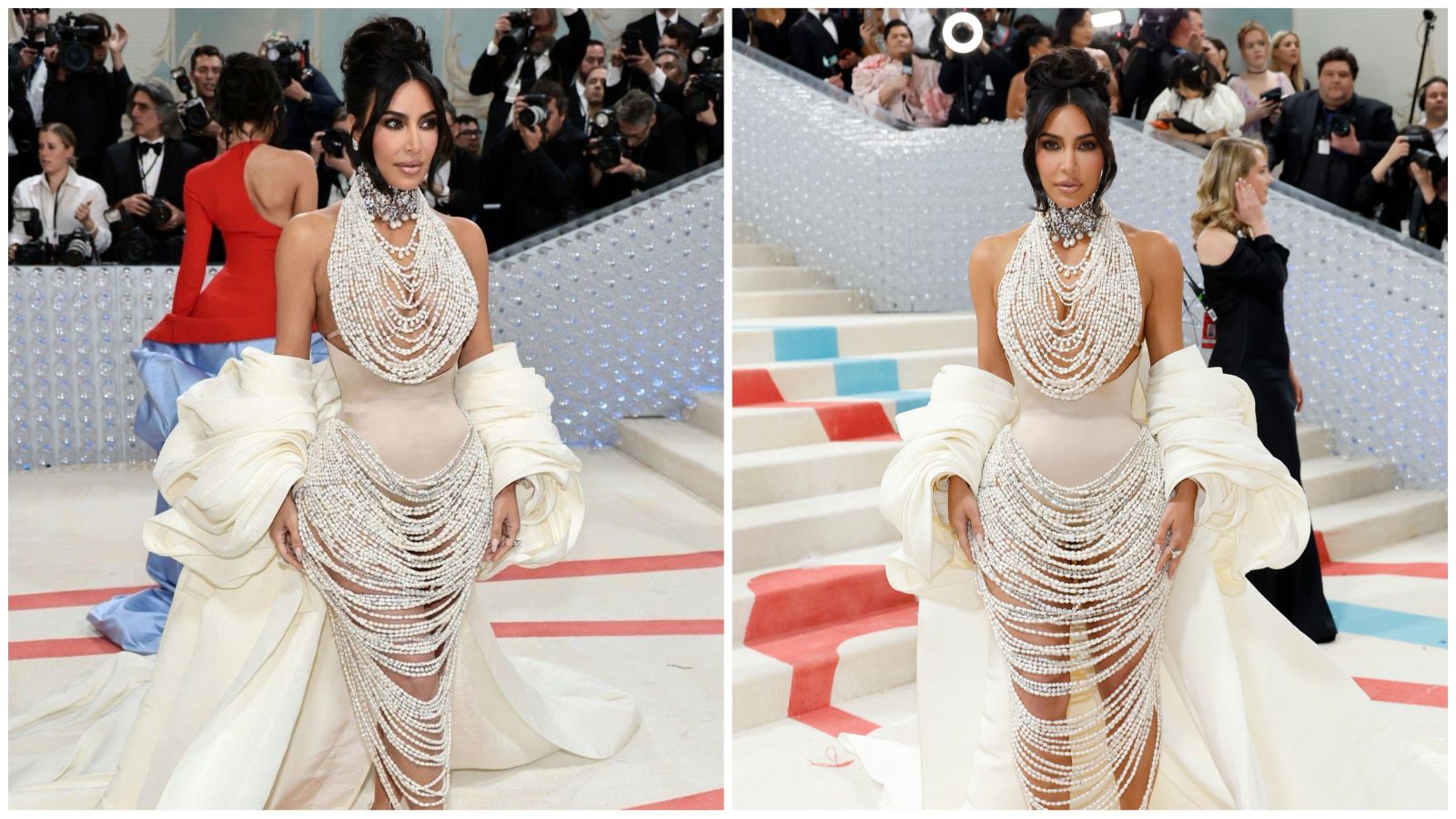 Agency News | Kim Kardashian Honours Karl Lagerfeld With Her Outfit at ...