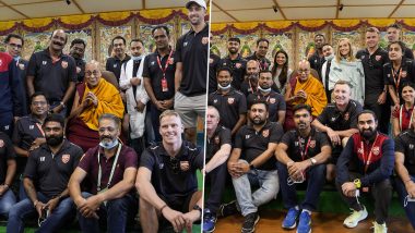 Punjab Kings Players, Support Staff Meet Dalai Lama in Dharamsala Prior to PBKS vs DC IPL 2023 Match (See Pics)