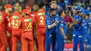 IPL 2023 Punjab Kings vs Mumbai Indians Free Live Streaming Online on JioCinema: Get TV Channel Telecast Details of PBKS vs MI T20 Cricket Match on Star Sports