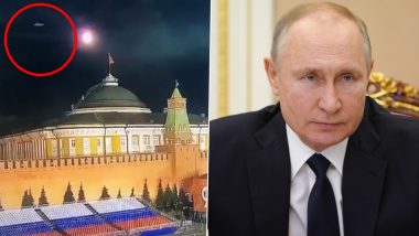 Vladimir Putin Assassination Attempt: Russia Warns of Retaliation After Ukraine Attacks Kremlin, Video of Drone Attack Goes Viral; Moscow Says President Not Hurt in 'Terrorist Attack'