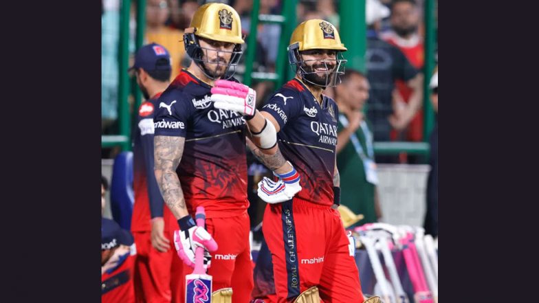 Virat Kohli and Faf du Plessis Complete Half-Centuries, Achieve Feat During SRH vs RCB IPL 2023 Match