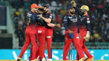 IPL 2023: Josh Hazlewood, Karn Sharma Pick Two Wickets Each As RCB Beat Lucknow Super Giants by 18 Runs in Low-Scoring Encounter