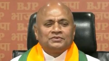 Former Janata Dal-United President RCP Singh Joins BJP, Takes Swipe at Bihar CM Nitish Kumar, Says 'He Is Doing Everything Nowadays for Chair' (Watch Video)