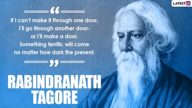 Rabindranath Tagore Jayanti 2023 Images & HD Wallpapers for Free Download Online: WhatsApp Status, Quotes and Messages for Rabindranath Tagore's Birth Anniversary