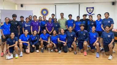 Rahul Dravid Gives Pep Talk to Indian Women's Team Ahead of Bangladesh Tour