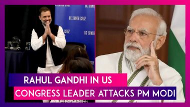 Rahul Gandhi In US: Congress Leader Attacks PM Modi, Says ‘If You Sat Him Next To God, He’ll Start Explaining To God How Universe Works’