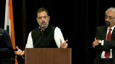 Rahul Gandhi Heckled by Khalistanis in US, 'Khalistan Zindabad' Slogans Raised To Disturb Event (Watch Video)