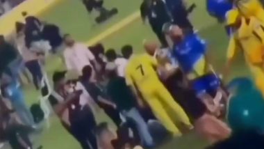 Rivaba Touches Husband Ravindra Jadeja’s Feet in Respect After CSK’s IPL 2023 Title Win, Video Goes Viral