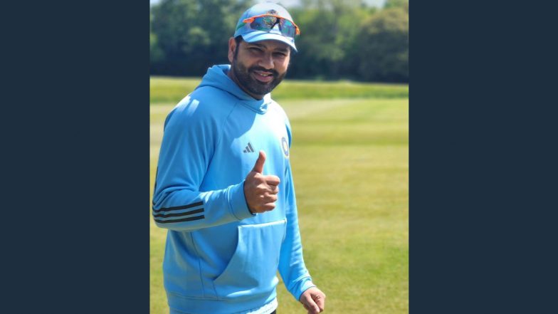 Rohit Sharma Joins Team India Squad Ahead of WTC 2023 Final Against Australia (See Pic)