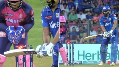 Rohit Sharma Out or Not Out? IPL Clears Uncertainty Around MI Captain's Dismissal in 1000th Indian Premier League Match With Multi-Angle Video