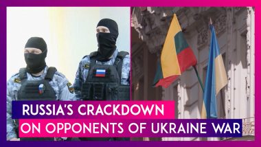 Russia-Ukraine War: Russia's Crackdown On Opponents Of Ukraine War