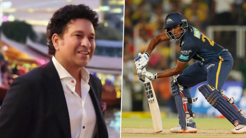 'Treat to the Eye' Sachin Tendulkar Showers Praise on Sai Sudharsan After He Scores 96 During CSK vs GT IPL 2023 Final