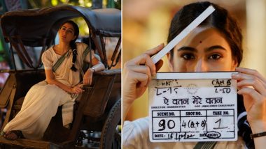 Sara Ali Khan Wraps Ae Watan Mere Watan; Actress Drops New Stills and Thanks Director Kannan Iyer With a Heartfelt Note