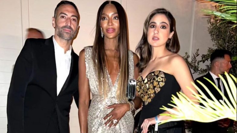 Sara Ali Khan Meets Naomi Campbell! Bollywood Actress Poses With Supermodel at Cannes 2023 Party (View Viral Pic)