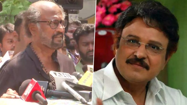 Sarath Babu Passes Away: Rajinikanth Visits Late Actor's Residence in Chennai to Pay His Last Respects (Watch Video)