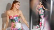 Sharvari Enjoys Her &lsquo;Barbie&rsquo; Moment at IIFA Rocks 2023! See Actress&rsquo; Spectacular Look in a Strapless Floral Printed Gown (View Pics)