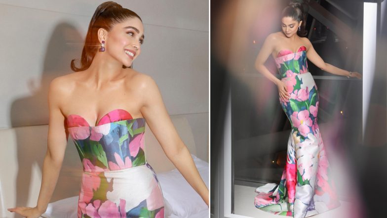 Sharvari Enjoys Her ‘Barbie’ Moment at IIFA Rocks 2023! See Actress’ Spectacular Look in a Strapless Floral Printed Gown (View Pics)