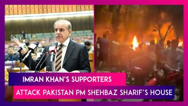 Imran Khan’s Supporters Attack Pakistan Prime Minister Shehbaz Sharif’s Residence In Lahore