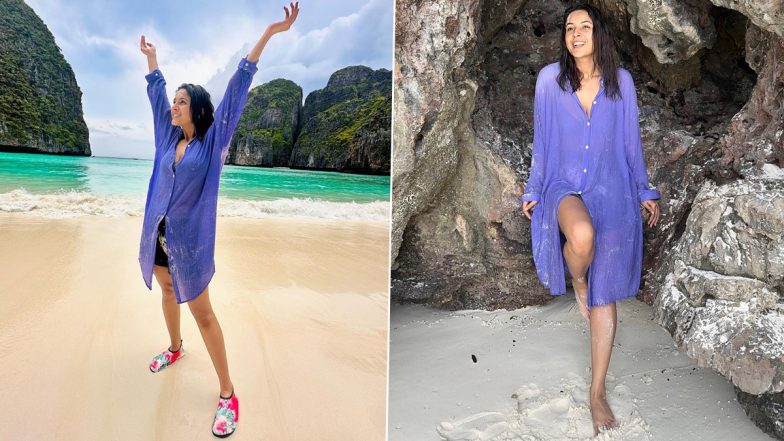 Shehnaaz Gill Turns On Her Carefree Mode in New Pics From Her Beach Holiday!