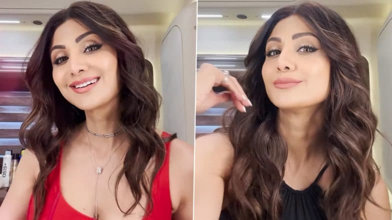 Shilpa Shetty Kundra Does BLACKPINK's Jisoo's Flower Challenge in New Transformation Reel on Insta (Watch Video)