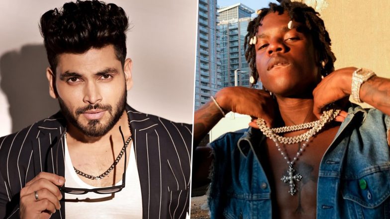 Shiv Thakare Meets Rema! Bigg Boss 16 Star Welcomes Nigerian Singer to 'Aapli Mumbai' Ahead of His Calm Down India Tour (View Pic)