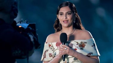 Sonam Kapoor at King Charles III Coronation Concert! Bollywood Actress Greets UK Crowd With 'Namaste' (Watch Video)