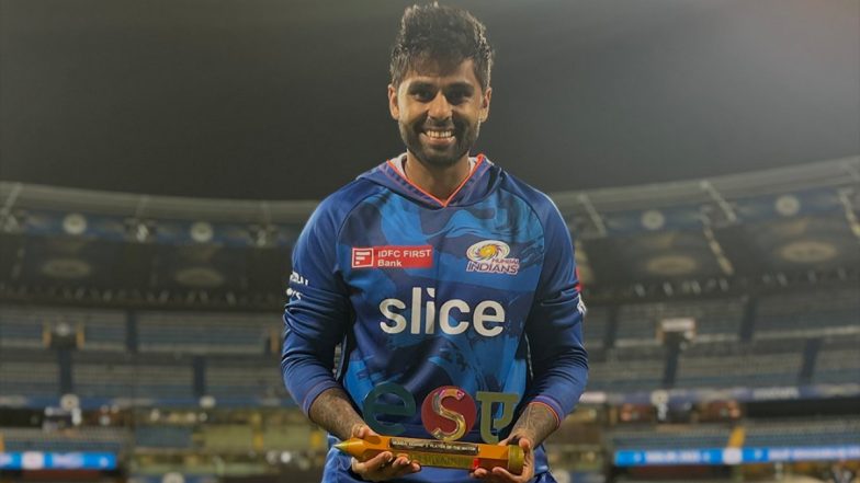 Suryakumar Yadav Wins Man of the Match Award in MI vs RCB IPL 2023 Match