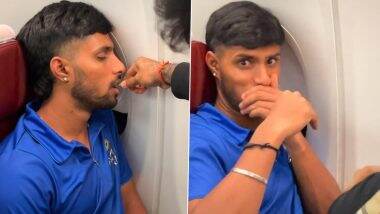 'Wake Up Tilak Varma' Teammates Find Fun Way to Tease MI Batter On Flight to Ahmedabad For IPL 2023 Qualifier 2 (Watch Video)