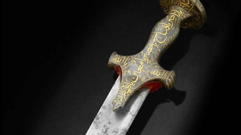 Tipu Sultan's Bedchamber Sword Sold for Whopping Rs 140 Crore at Hotly-Contested Auction in London, Sets New World Record for Indian and Islamic Object (See Pics)