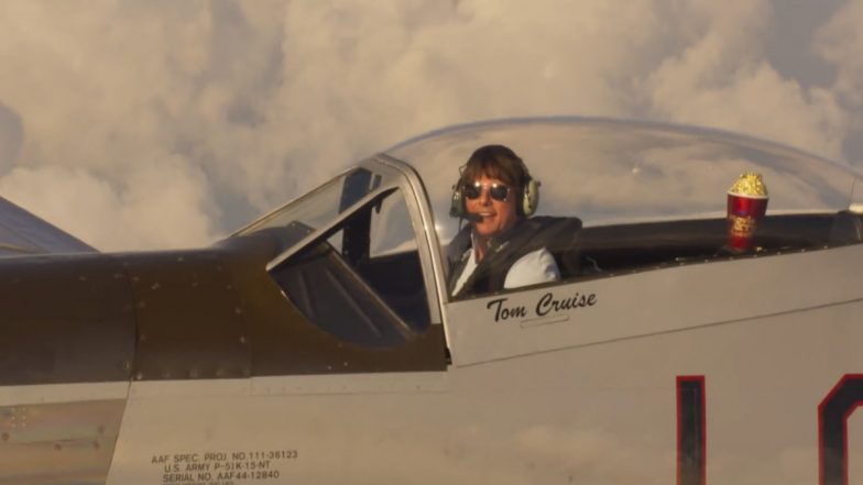 Tom Cruise Flies Vintage Fighter Plane As He Accepts His MTV Award, Wishes King Charles III on His Coronation by Saying 'You Can Be My Wingman Anytime' (Watch Videos)