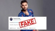 &lsquo;I am Sorry Virat Kohli Sir&rsquo; Tweet From Naveen-ul-Haq&rsquo;s Fake Account Goes Viral After LSG's Elimination From IPL 2023