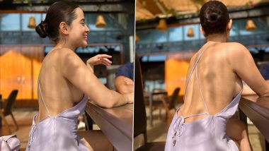 Uorfi Javed Goes Braless; Influencer Flaunts Her Side B**bs in Backless Mini Dress (View Pics)