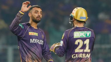 IPL 2023: Kolkata Knight Riders' Varun Chakaravarthy Takes Three Wickets but Late Flourish Takes Punjab Kings to 179/7