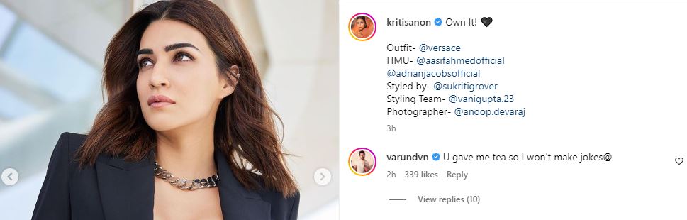 Kriti Sanon turns boss lady in black Versace pantsuit. Pics here - India  Today