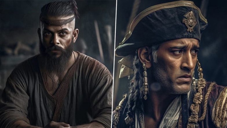 'MS Dhoni as Captain Jack Sparrow, Virat Kohli as Ragnar Lothbrok' AI-Generated Images of CSK and RCB Players As Pirates Of The Caribbean and Vikings Characters Go Viral